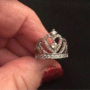 Sterling Silver Crown Ring